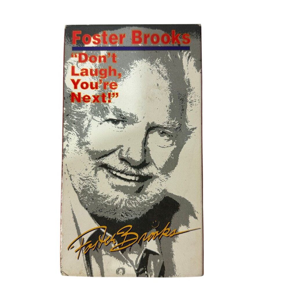 Foster Brooks "Dont Laugh Youre Next!" VHS Comedy 1992 BenJon Productions